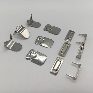 china manufactory metal trouser hook 4parts hook trouser hook button trouser