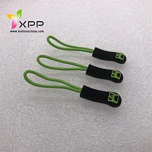 Rubber cord slider puller  zipper puller for sports garments