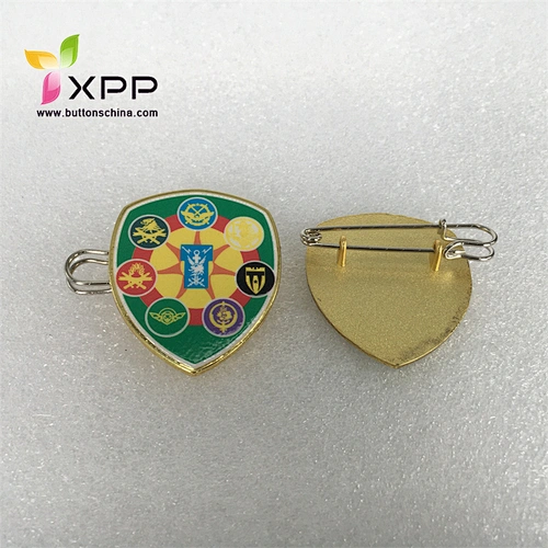 paint color metal badge fashion metal badge metal badge with safety pin pin badge metal badge