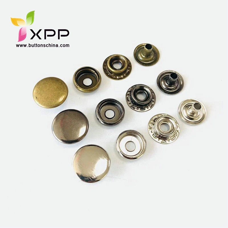4 parts 201 metal snap button press metal snap button