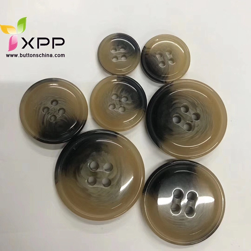 dark color plastic horn coat button plastic over coat button plastic horn button black plastic coat button