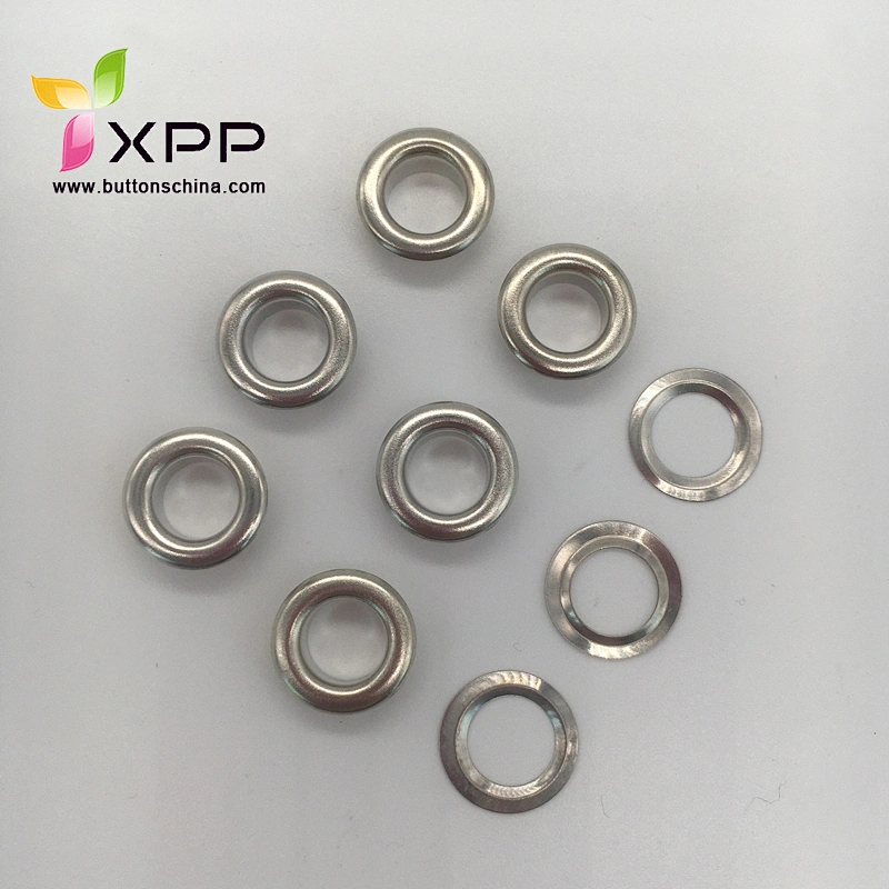 Metal brass eyelet for shoes and bag
