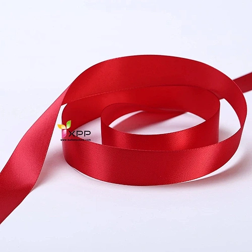 Double face ribbon nylon tape with many color double satin ribbon polyester single face stain ribbon double satin face ribbon