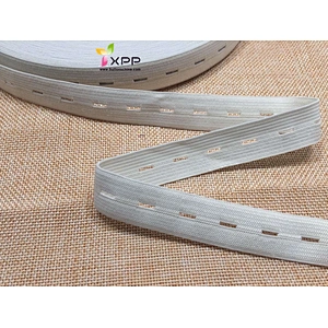 Colored Eyelet Adjustable Button Hole Elastic Tape elastic button hole tape button hole elastic tape button hole elastic webbing