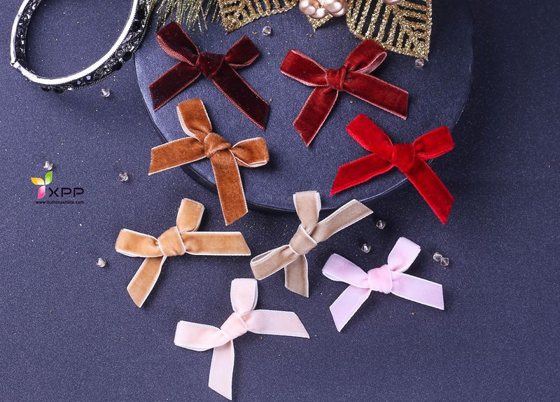 Floweer single face many color velvet tape single face velvet tape single face velvet ribbons single face velvet ribbon
