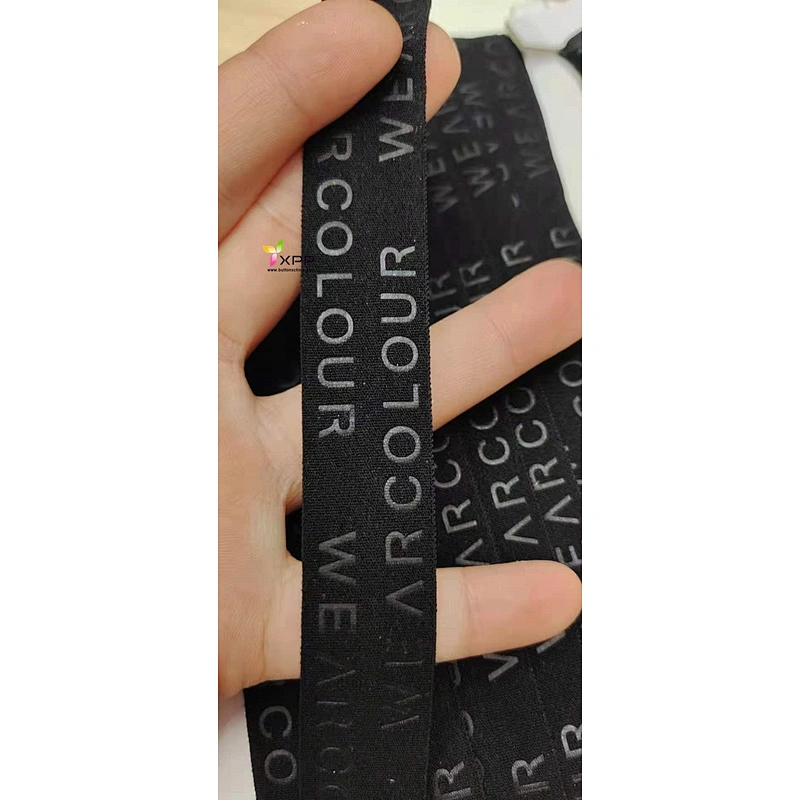 elastic button hole tape button hole elastic webbing elastic webbing  jacquard elastic