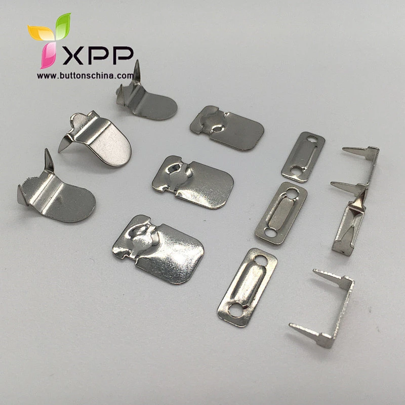 china manufactory metal trouser hook 4parts hook trouser hook button trouser