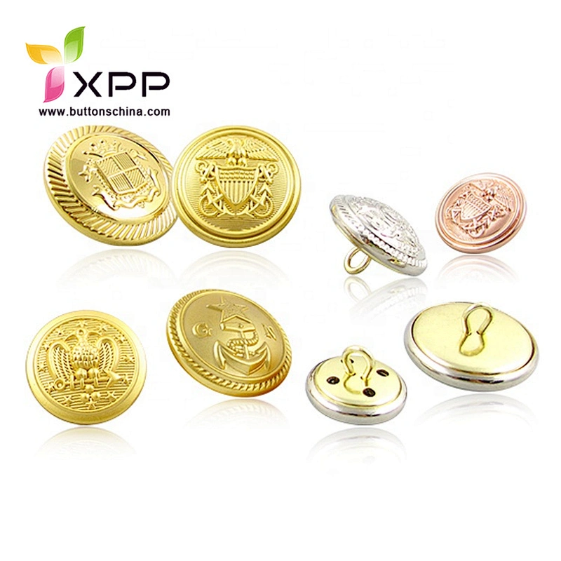 china manufactory army brass button sewing shank button metal sewing shank button sewing shank button