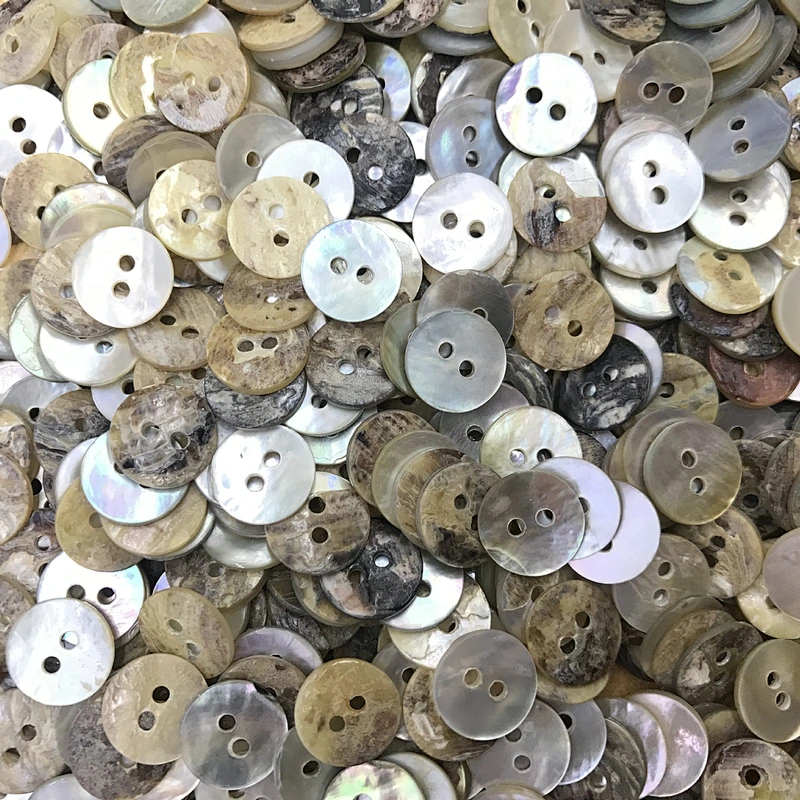 natural agoya shell button