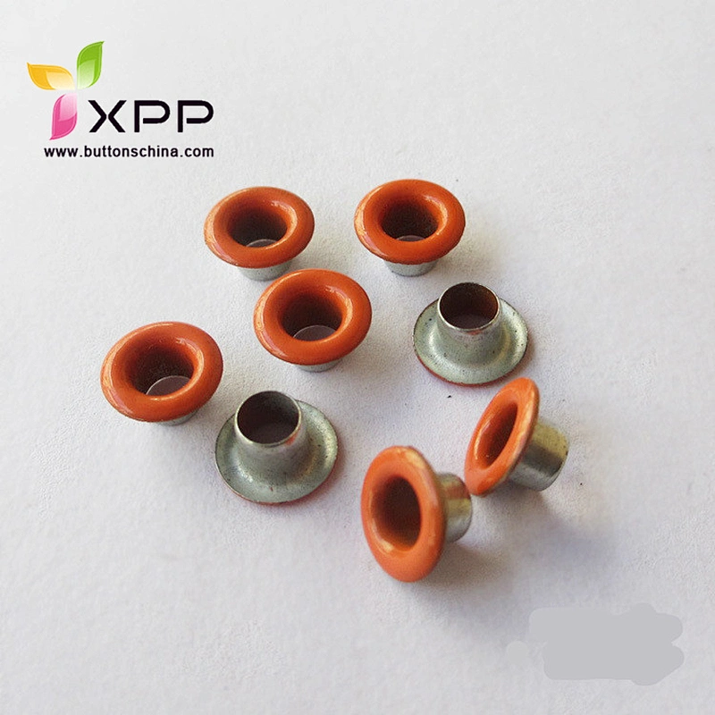 Metal brass eyelet with oil printing color
