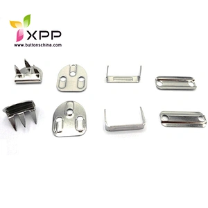 china manufactory metal trouser hook 4parts hook trouser hook button trouser