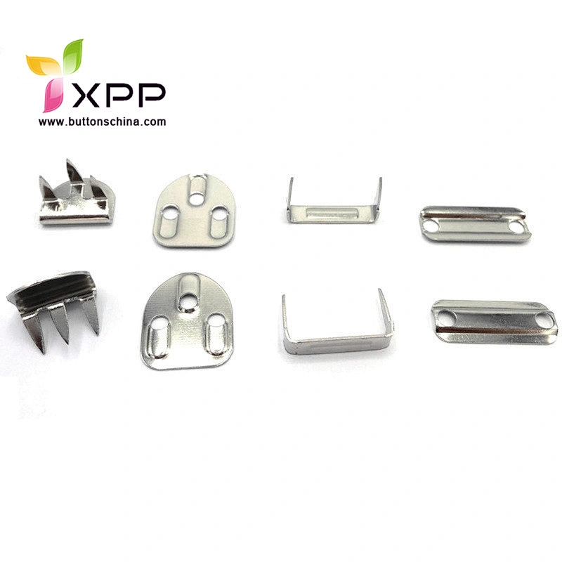 china manufactory metal trouser hook 4parts hook trouser hook button trouser