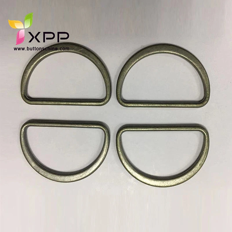 Metal alloy D-ring  D buckle for bag and garments