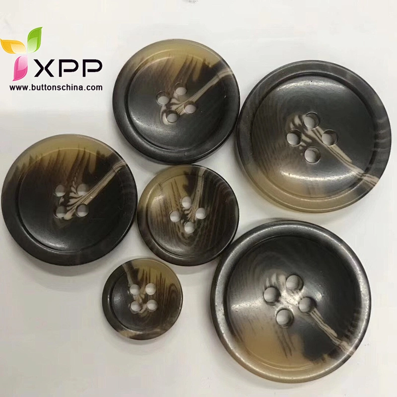 dark color plastic horn coat button plastic over coat button plastic horn button black plastic coat button