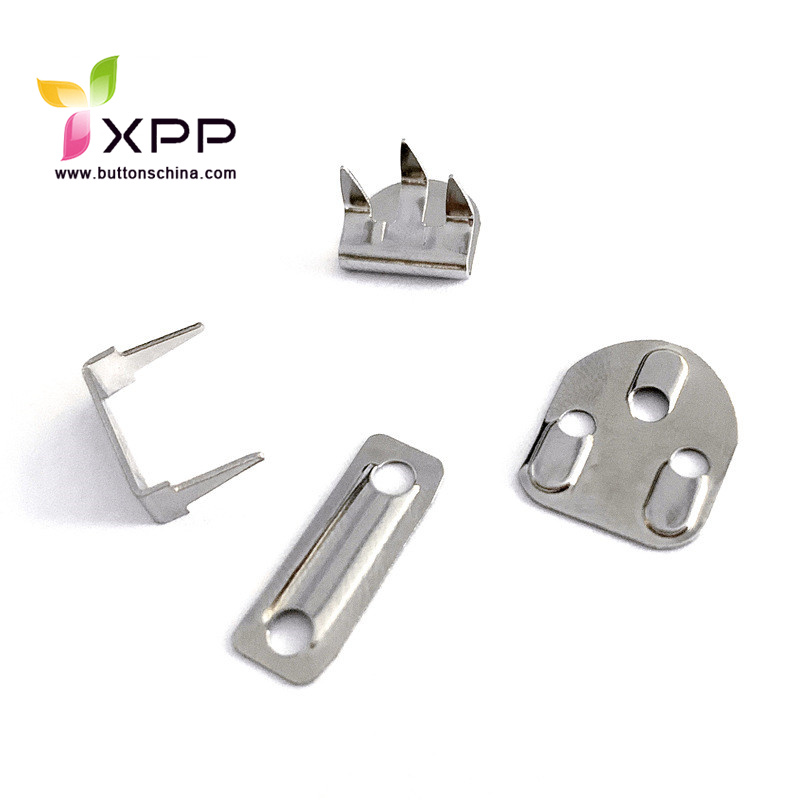 china manufactory metal trouser hook 4parts hook trouser hook button trouser