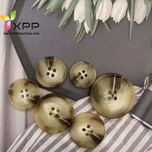 fashion horn button plastic over coat button fashion over coat button over coat button white button coat button