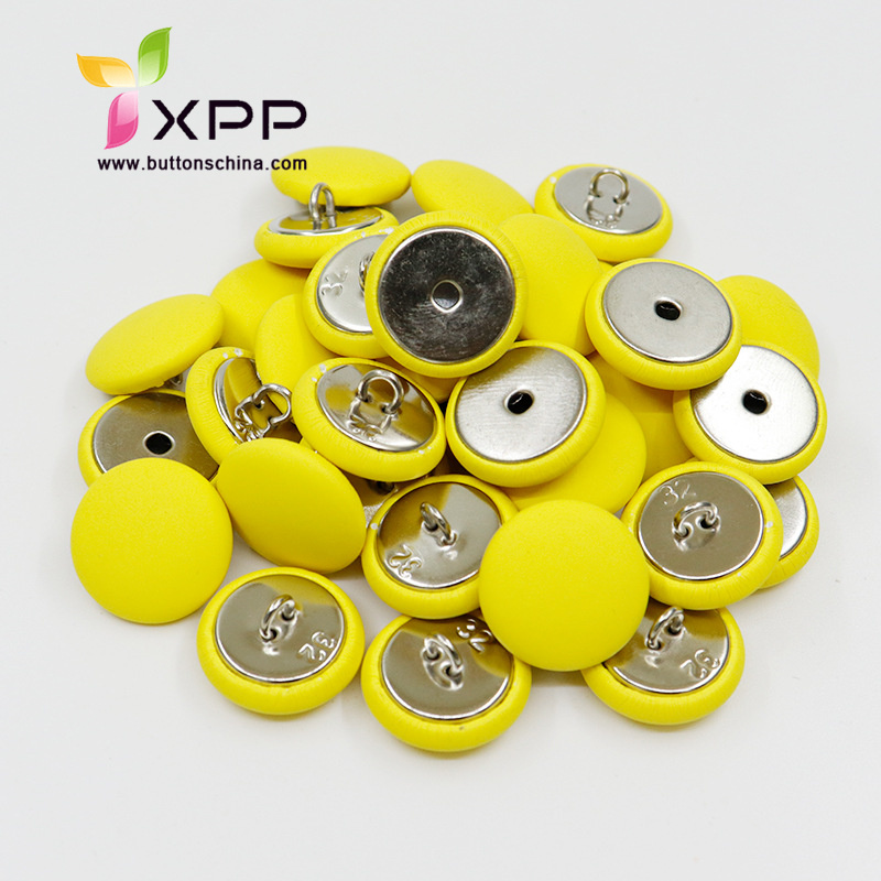 aluminium fabric covered button with wire feet aluminium fabric covered button fashionable fabric covered button fabric  covered button with wire feet