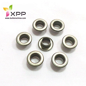 Metal brass eyelet for shoes and bag