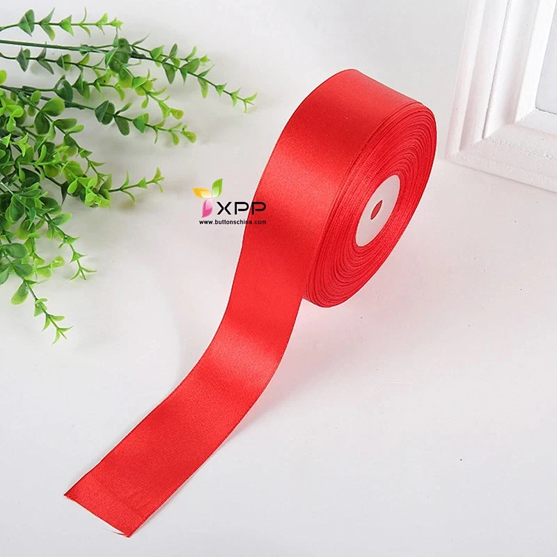 Double face ribbon nylon tape with many color double satin ribbon polyester single face stain ribbon double satin face ribbon