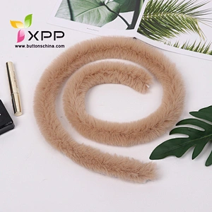 Long Fur Coat Big Wool Collar Warm Kowl fur fabric fur fashion