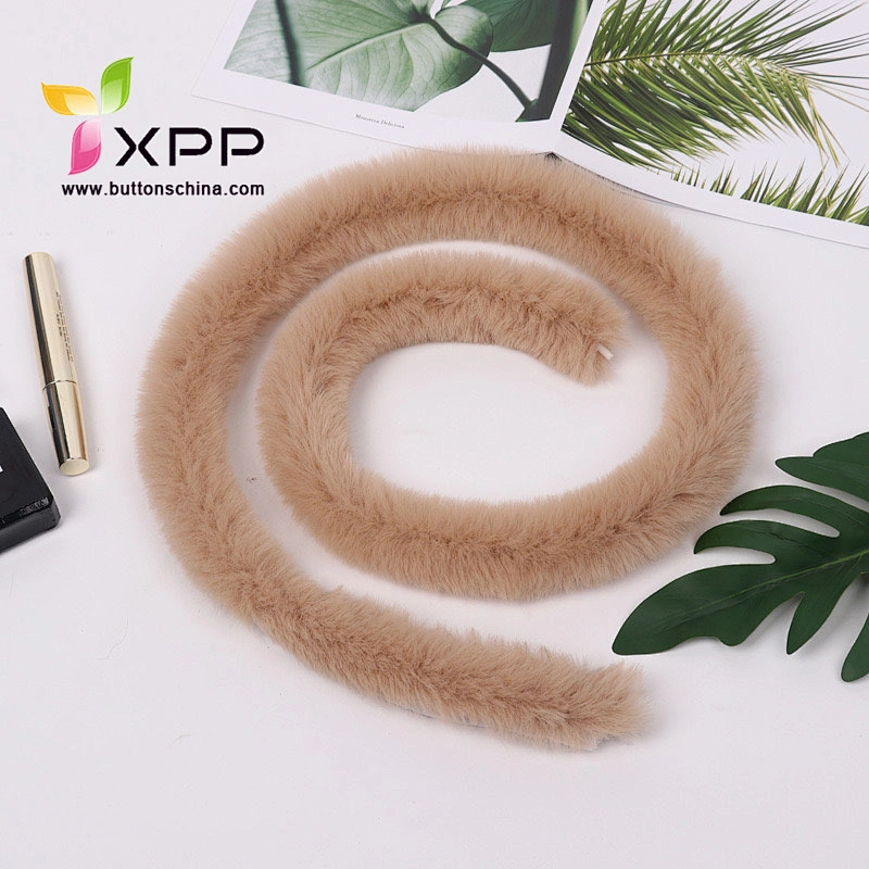 Long Fur Coat Big Wool Collar Warm Kowl fur fabric fur fashion