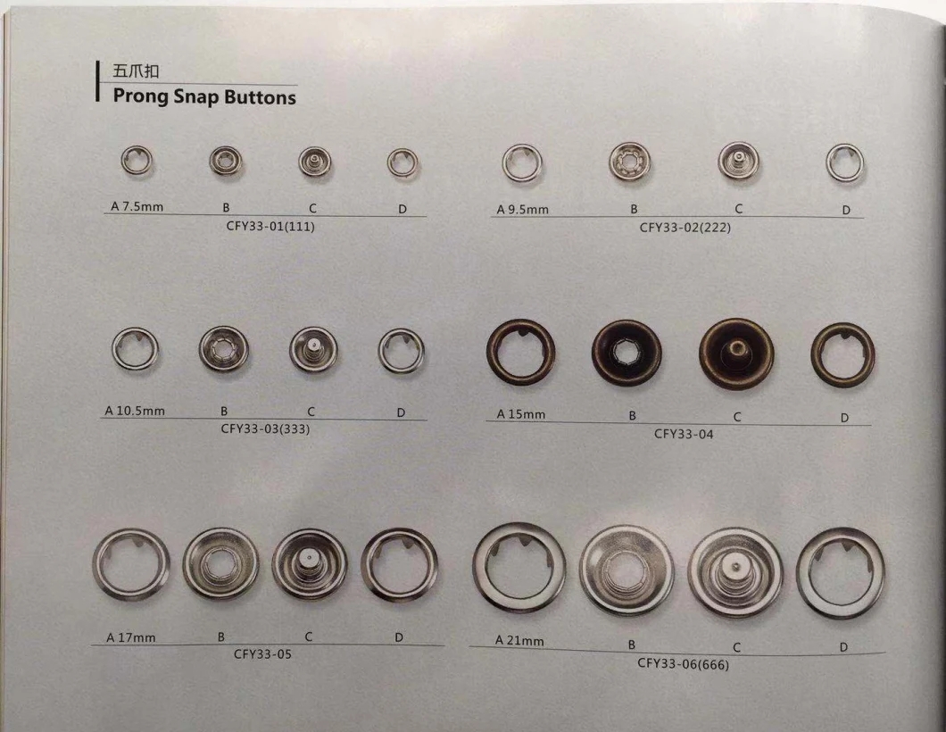 ring snap button catalogue