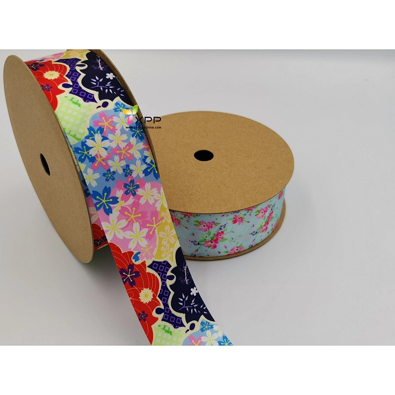 Print flower ployster stain tape many style print ployester stain tapee stain ribbon flower stain tape