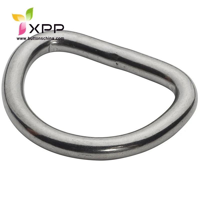Metal alloy D-ring  D buckle for bag and garments