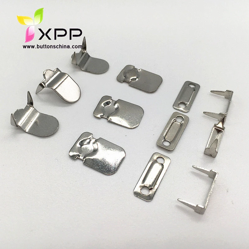 china manufactory metal trouser hook 4parts hook trouser hook button trouser