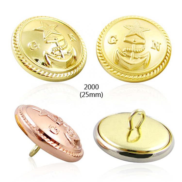 army metal button