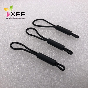 Rubber cord slider puller  zipper puller for sports garments