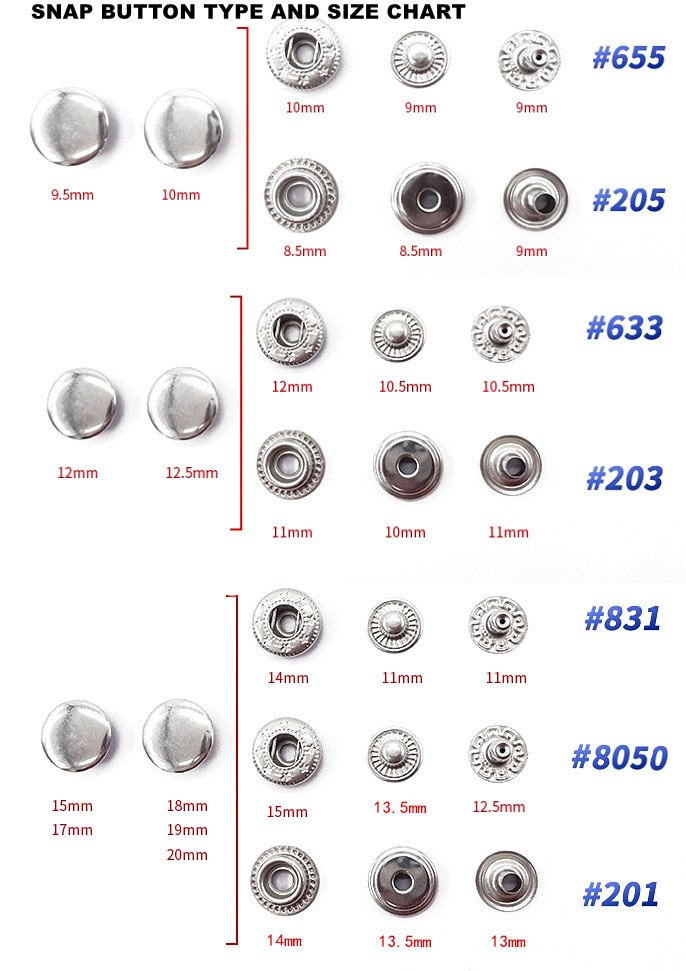 spring type snap button supplier
