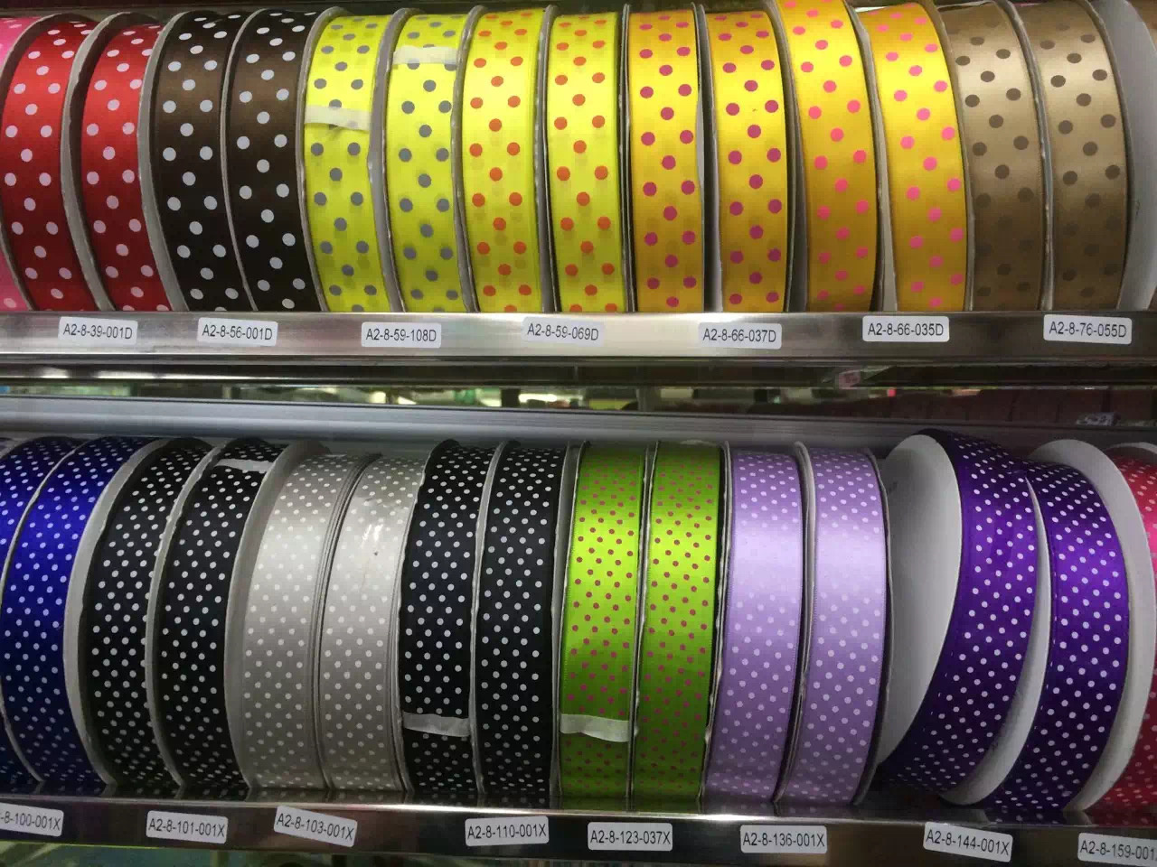 double satin ribbon polyester