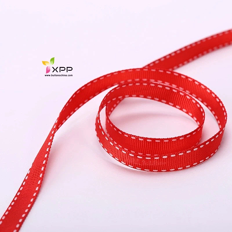 Stitches on both sides Grossgain polyester tape with many color double satin ribbon polyester double faced polyester ribbon double color satin ribbon single face satin ribbon