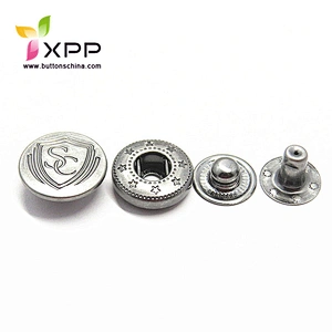 spring type snap button metal snap button four parts snap button snap button manufacturer china