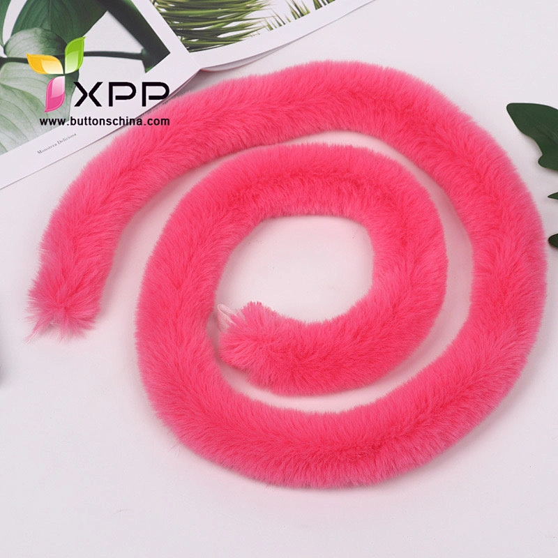 Long Fur Coat Big Wool Collar Warm Kowl fur fabric fur fashion