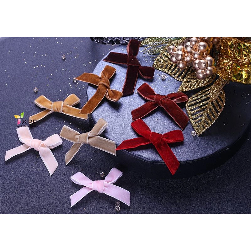single face velvet tape flower
