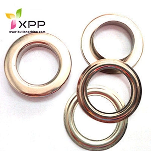 Metal brass eyelet for shoes and bag