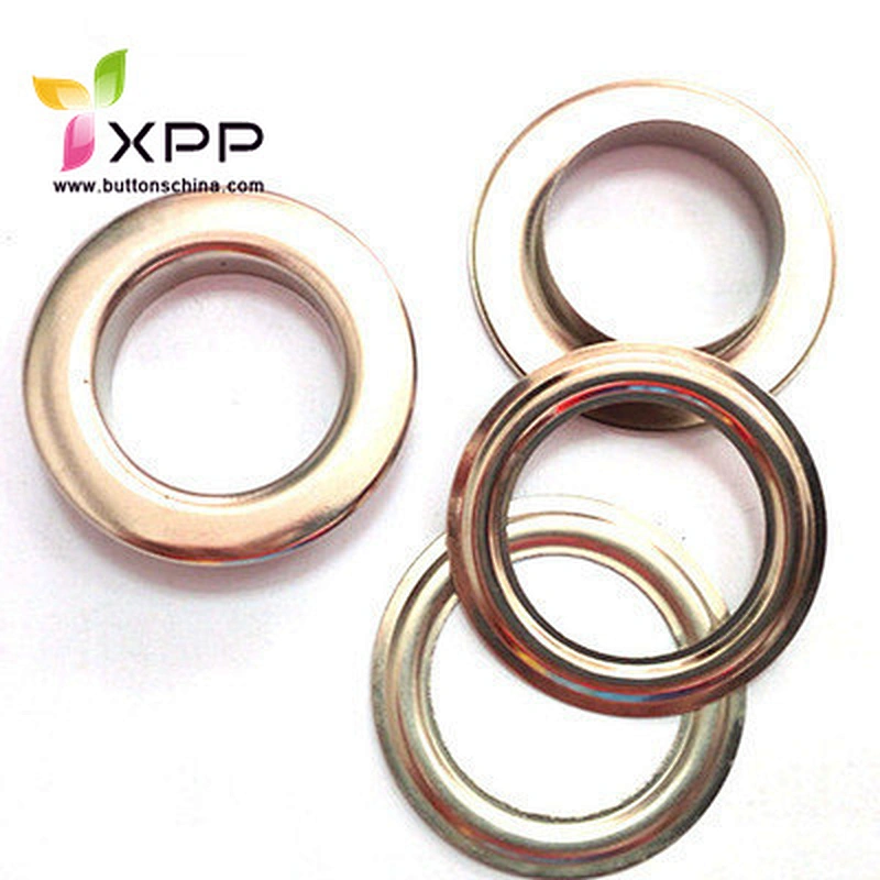 Metal brass eyelet for shoes and bag