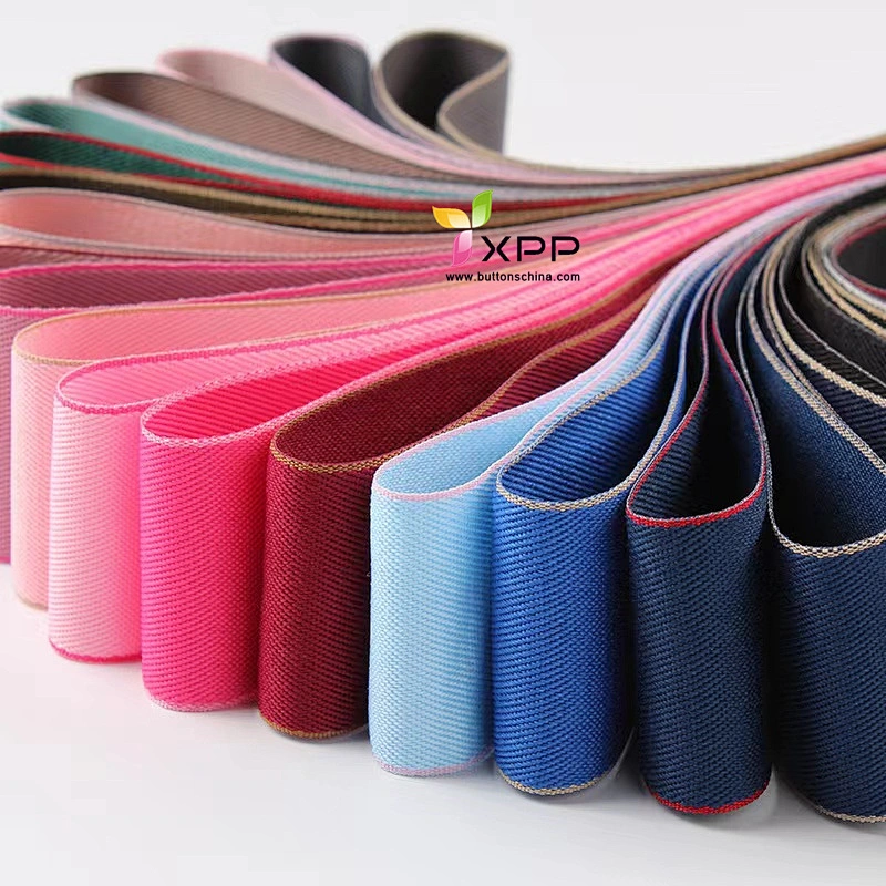Two side sewing 100% Polyester sunshine tape print dot cotton tape sewing belts Ployester ribbon