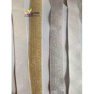 Golden silk thread Elastic Waistband for Underwear/Garments elastic button hole tape button hole elastic webbing elastic webbing jacquard elastic jacquard elastic waistband