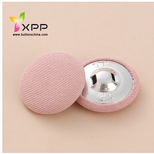 aluminium fabric covered button aluminium button fabric button cover button wholesale fabric cover button