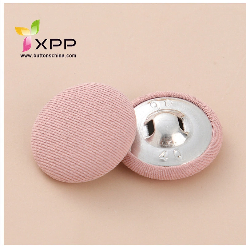 aluminium fabric covered button aluminium button fabric button cover button wholesale fabric cover button