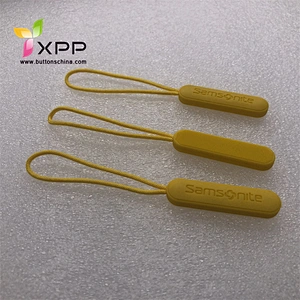 Rubber cord slider puller  zipper puller for sports garments