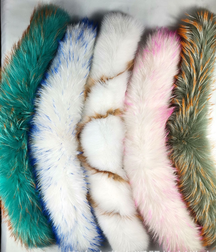 Ms True Fur Coat Big Wool Collar Warm Kowl Neck