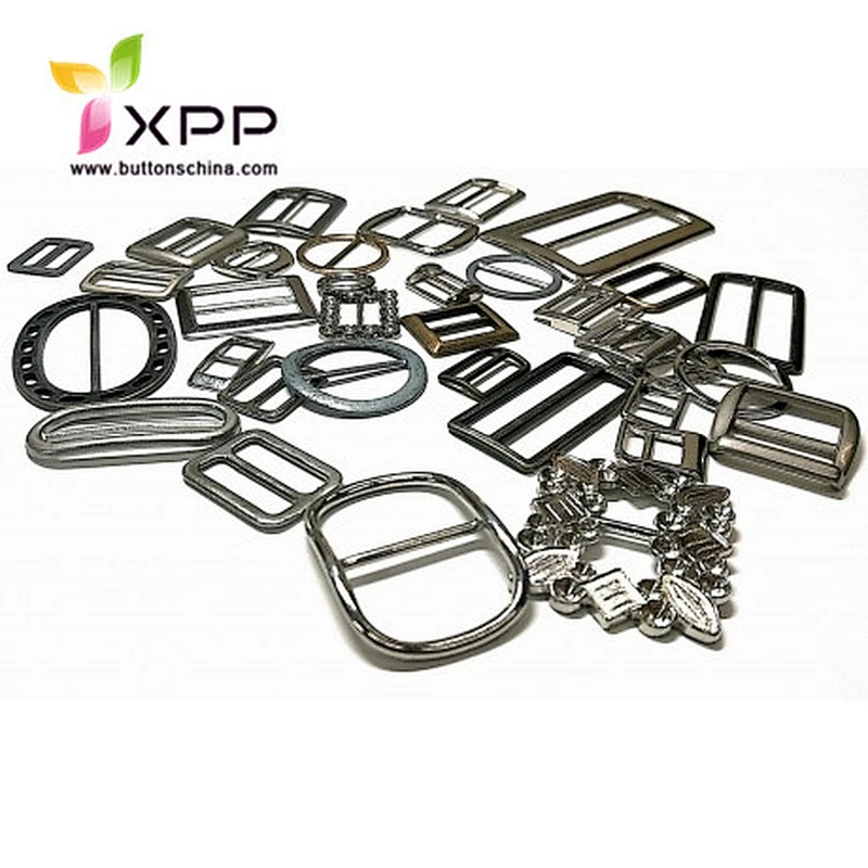 round metal buckle with pin