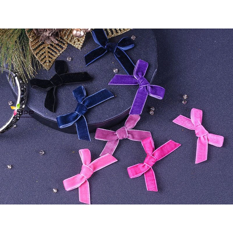 single face velvet tape flower