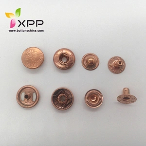 spring type snap button metal spring snap button metal snap button 4 parts snap button