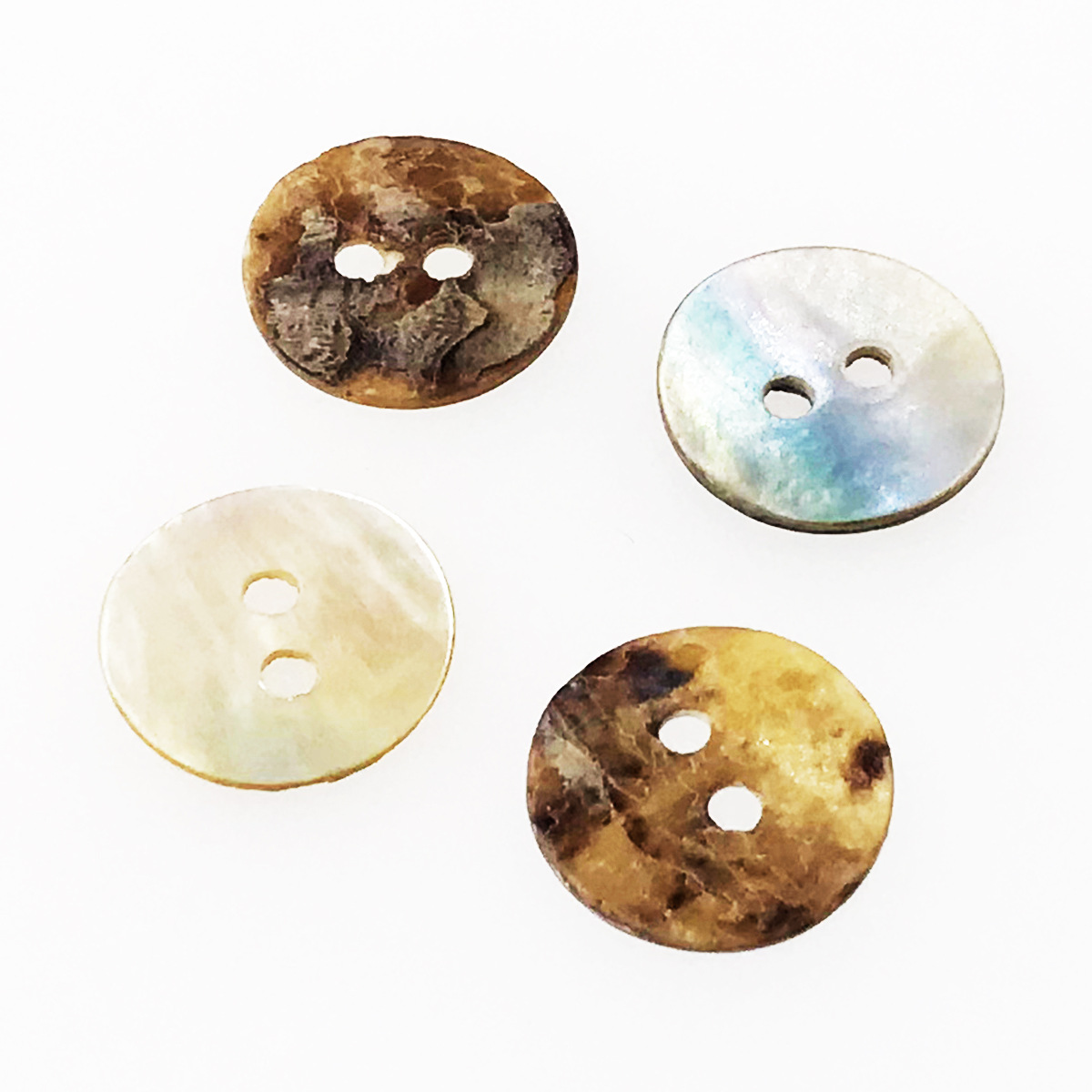 natural agoya shell button