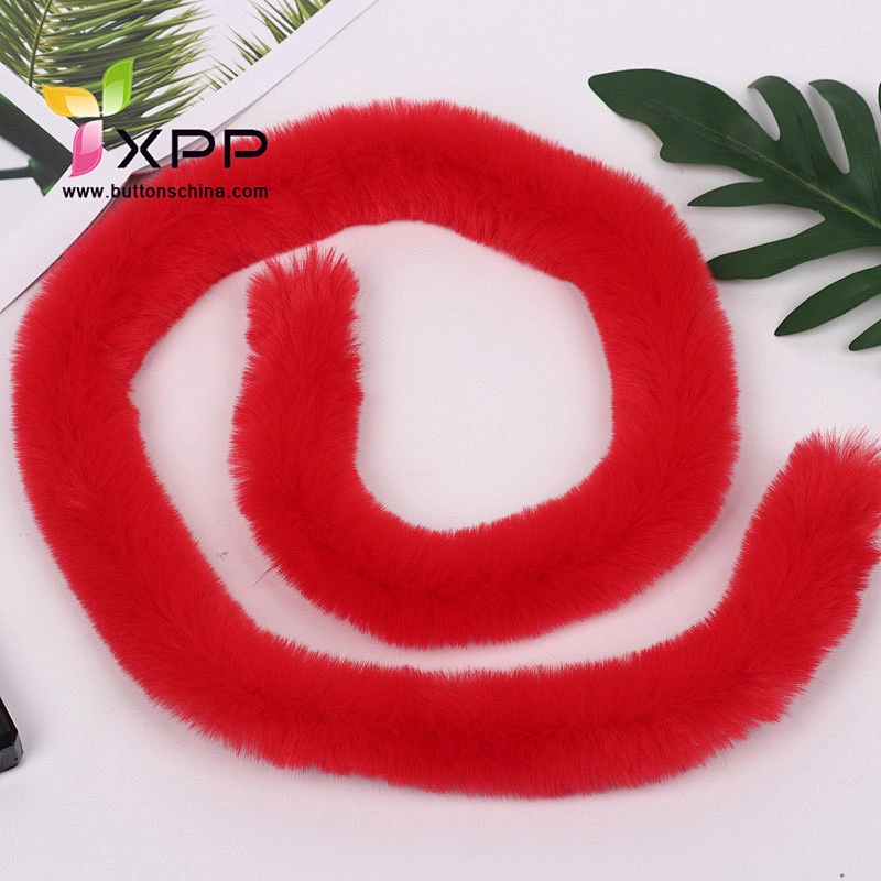 Long Fur Coat Big Wool Collar Warm Kowl fur fabric fur fashion